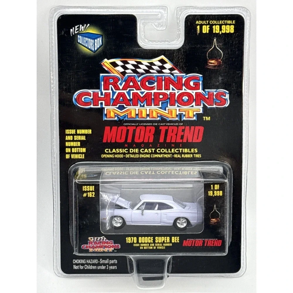 Racing Champions Mint Motor Dodge Super Bee Diecast Car 1:64 White Trend